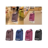 Maxbell Maxbell Shopping Cart Replacement Bag Portable Reusable Trolley Bag for Home Kitchen Brown