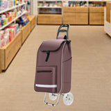 Maxbell Maxbell Shopping Cart Replacement Bag Portable Reusable Trolley Bag for Home Kitchen Brown