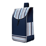 Maxbell Folding Shopping Cart Replacement Bag Drawstring Home Trolley Cart Spare Bag Blue Black