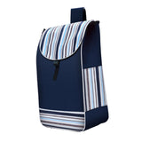 Maxbell Folding Shopping Cart Replacement Bag Drawstring Home Trolley Cart Spare Bag Blue Black
