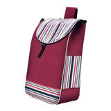 Maxbell Folding Shopping Cart Replacement Bag Drawstring Home Trolley Cart Spare Bag Red