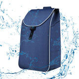 Maxbell Folding Shopping Cart Replacement Bag Drawstring Home Trolley Cart Spare Bag Deep Blue