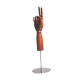 Maxbell Maxbell Wooden Hand Model Bracelet Organizer Jewelry Stand Artist Manikin Hand Model