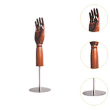 Maxbell Maxbell Wooden Hand Model Bracelet Organizer Jewelry Stand Artist Manikin Hand Model