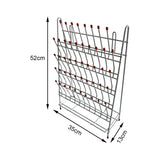 Maxbell Lab Drain Holder Premium Hanging Draining Rack for Factory Cup Bottle 48 bits
