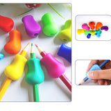 Maxbell 10x Pencil Grips Anti Slip Pencil Grippers for Children Boys Girls Classroom