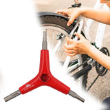 Maxbell Bike Hex Wrench Red Bike Repair Tool for Mountain Bicycles Electric Bicycles