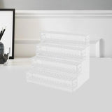 Maxbell Acrylic Pencil Holder Marker Display Stand for Hairpins Makeup Brush Markers 4 Layer