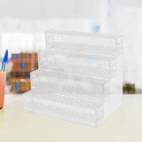 Maxbell Acrylic Pencil Holder Marker Display Stand for Hairpins Makeup Brush Markers 4 Layer