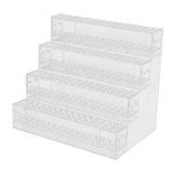Maxbell Acrylic Pencil Holder Marker Display Stand for Hairpins Makeup Brush Markers 4 Layer