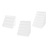 Maxbell Acrylic Pencil Holder Marker Display Stand for Hairpins Makeup Brush Markers 4 Layer