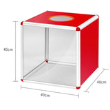 Maxbell Raffle Case Large Capacity Card Paper Lottery Case for Home Outdoor Advising 40cm