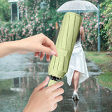 Maxbell Automatic Umbrella Sun Protection Walking Easy Grip Travel Umbrella for Rain Light Yelllow