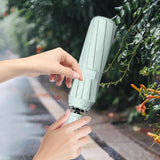 Maxbell Automatic Umbrella Sun Protection Walking Easy Grip Travel Umbrella for Rain Green