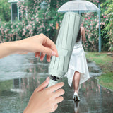 Maxbell Automatic Umbrella Sun Protection Walking Easy Grip Travel Umbrella for Rain Green
