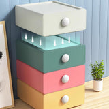 Maxbell Vanity Storage Box School Desktop Kitchen Case Bedroom Desk Organizer Drawer Yellow