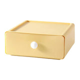 Maxbell Vanity Storage Box School Desktop Kitchen Case Bedroom Desk Organizer Drawer Yellow