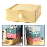 Maxbell Vanity Storage Box School Desktop Kitchen Case Bedroom Desk Organizer Drawer Yellow
