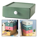 Maxbell Vanity Storage Box School Desktop Kitchen Case Bedroom Desk Organizer Drawer Green