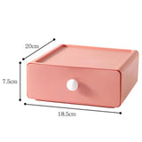 Maxbell Vanity Storage Box School Desktop Kitchen Case Bedroom Desk Organizer Drawer Pink