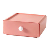 Maxbell Vanity Storage Box School Desktop Kitchen Case Bedroom Desk Organizer Drawer Pink