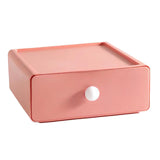 Maxbell Vanity Storage Box School Desktop Kitchen Case Bedroom Desk Organizer Drawer Pink