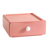 Maxbell Vanity Storage Box School Desktop Kitchen Case Bedroom Desk Organizer Drawer Pink
