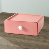 Maxbell Vanity Storage Box School Desktop Kitchen Case Bedroom Desk Organizer Drawer Pink