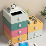 Maxbell Vanity Storage Box School Desktop Kitchen Case Bedroom Desk Organizer Drawer Milky White