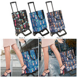 Maxbell Grocery Trolley Bag Portable Grocery Shopping Cart for Transportation Office Style A