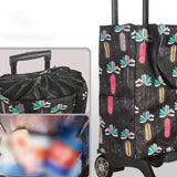 Maxbell Grocery Trolley Bag Portable Grocery Shopping Cart for Transportation Office Style A