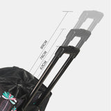 Maxbell Grocery Trolley Bag Portable Grocery Shopping Cart for Transportation Office Style A