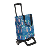 Maxbell Grocery Trolley Bag Portable Grocery Shopping Cart for Transportation Office Style B