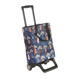 Maxbell Grocery Trolley Bag Portable Grocery Shopping Cart for Transportation Office Style C