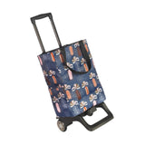Maxbell Grocery Trolley Bag Portable Grocery Shopping Cart for Transportation Office Style C