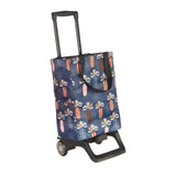 Maxbell Grocery Trolley Bag Portable Grocery Shopping Cart for Transportation Office Style C