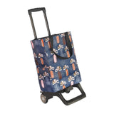 Maxbell Grocery Trolley Bag Portable Grocery Shopping Cart for Transportation Office Style C
