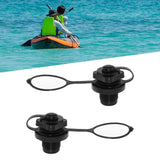 Maxbell 2x Inflatable Boat Air Valve Screw Kayak Valve Adapter for Raft Fishing Boat