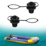 Maxbell 2x Inflatable Boat Air Valve Screw Kayak Valve Adapter for Raft Fishing Boat