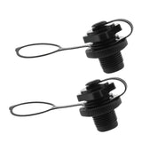 Maxbell 2x Inflatable Boat Air Valve Screw Kayak Valve Adapter for Raft Fishing Boat