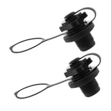 Maxbell 2x Inflatable Boat Air Valve Screw Kayak Valve Adapter for Raft Fishing Boat