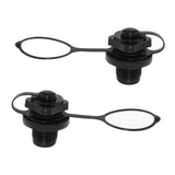 Maxbell 2x Inflatable Boat Air Valve Screw Kayak Valve Adapter for Raft Fishing Boat