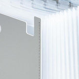 Maxbell Accordian File Organizer Expanding Filing Box Expanding File Folder for Home Gray