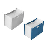 Maxbell Accordian File Organizer Expanding Filing Box Expanding File Folder for Home Gray