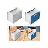 Maxbell Accordian File Organizer Expanding Filing Box Expanding File Folder for Home Gray