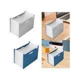 Maxbell Accordian File Organizer Expanding Filing Box Expanding File Folder for Home Gray