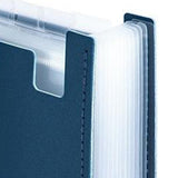 Maxbell Maxbell Accordian File Organizer Expanding Filing Box Expanding File Folder for Home Deep Blue