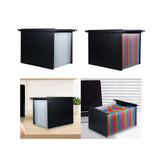 Maxbell Expanding Hanging File Folder 25 Pocket Document Folder for Papers Envelopes Clear