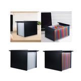 Maxbell Expanding Hanging File Folder 25 Pocket Document Folder for Papers Envelopes Clear