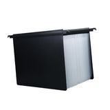 Maxbell Expanding Hanging File Folder 25 Pocket Document Folder for Papers Envelopes Clear